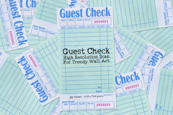 Download Guest Check Stock Image High Resolution - High resolution Collection
