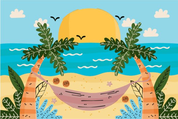 Download Palms Summer Beach Background - Background Collection