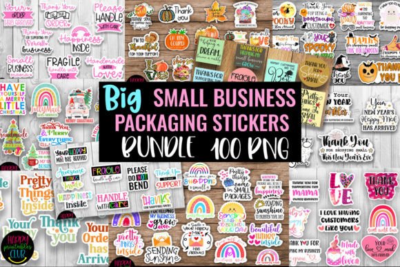 Download Small Business Packaging Stickers Bundle - Premium Bundle