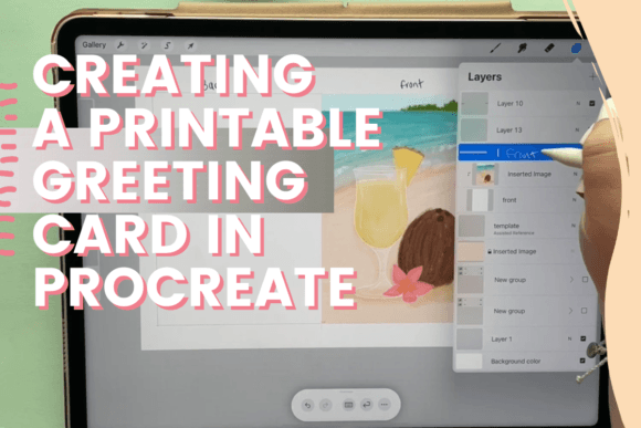 Download Learn How to Create a Printable Greeting Card in Procreate - Card Collection