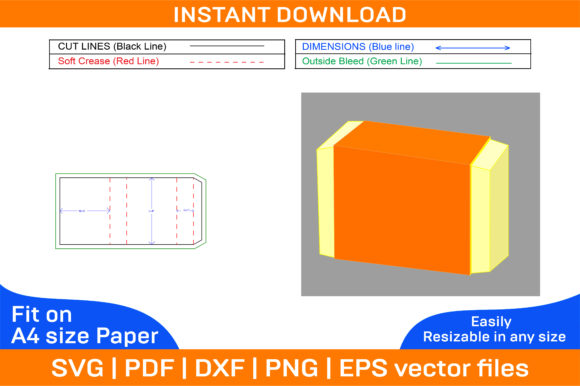 Download Soap Paper Sleeve Box Packaging Dieline - Packaging Collection