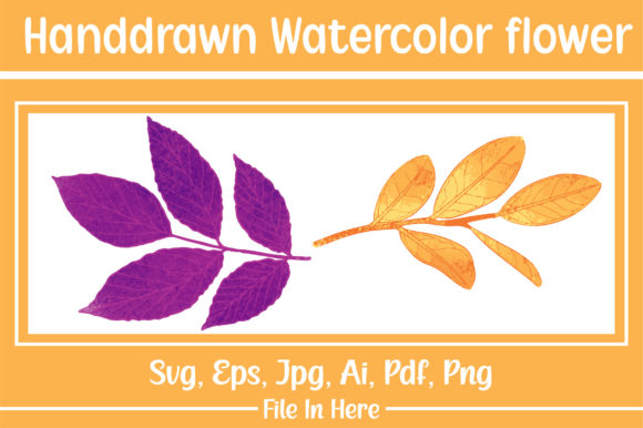 Download Watercolor Leaf Vector Illustration - Watercolor leaf Collection