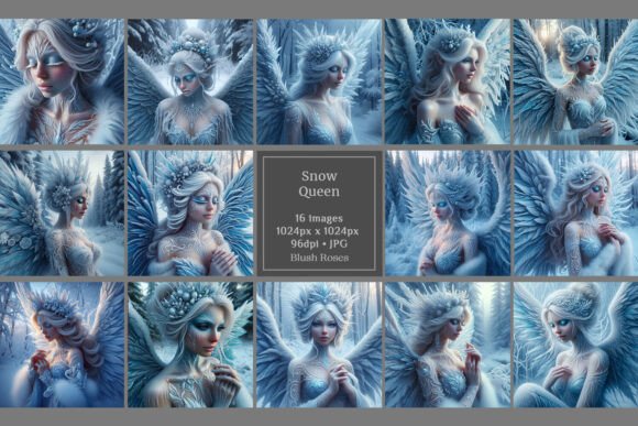 Download Snow Queen High Resolution Digital Paper - High resolution Collection
