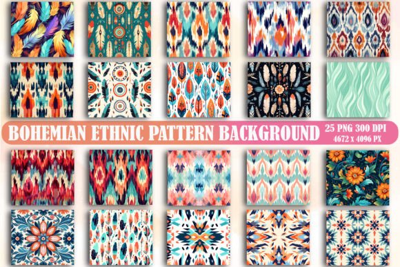 Download Bohemian Ethnic Pattern Background - Background Collection