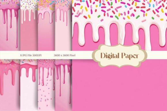 Download Ice Cream Drip Background Wallpaper - Background Collection