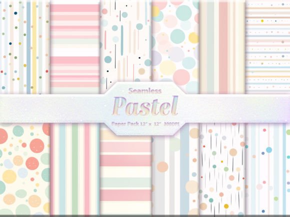 Download Pastel Digital Paper Pack - Pastel digital paper Collection