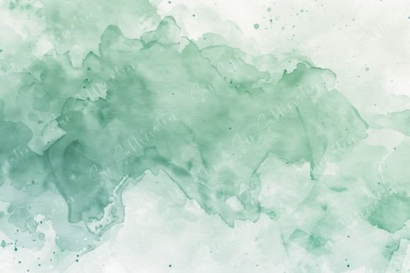 Download Soft Green Watercolor Background - Background Collection