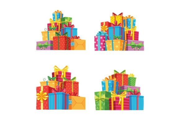 Download Christmas Presents in Gift Boxes - Presents Collection