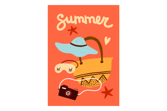 Download Summer Trip Card Template. Travel Poster - Card Collection