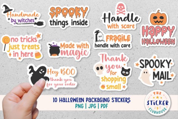 Download Halloween Packaging Stickers - Packaging Collection