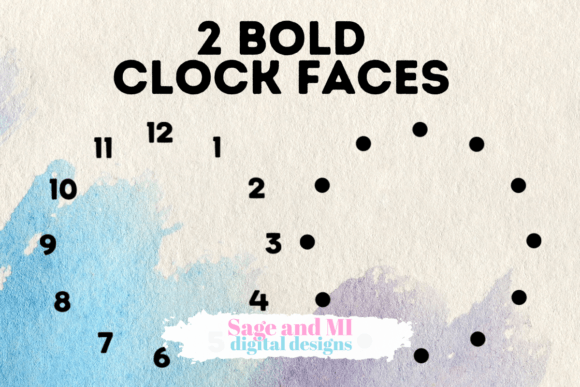 Download 2 Clock Faces on Transparent Backgrounds - Background Collection