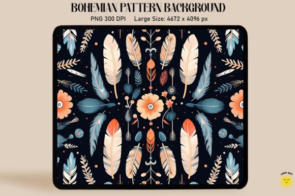 Download Simple Boho Pattern Background - Background Collection
