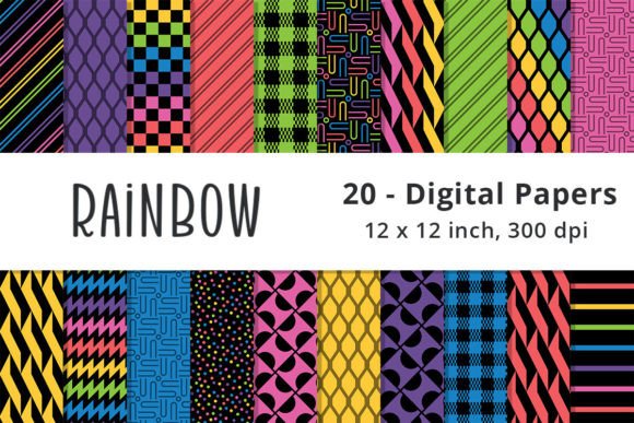Download Rainbow Printable Background Pattern - Background Collection