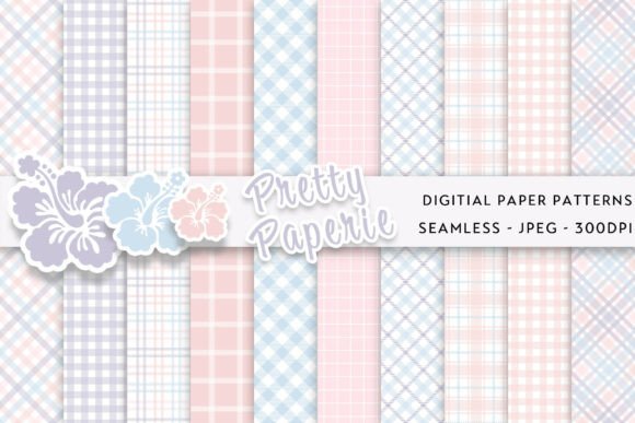 Download 10 Plaid Digital Paper Backgrounds - Background Collection