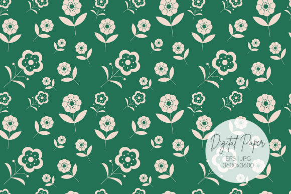 Download Simple Flower Pattern Background - Background Collection