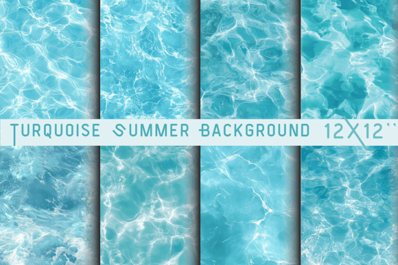 Download Turquoise Summer Background Paper - Background Collection