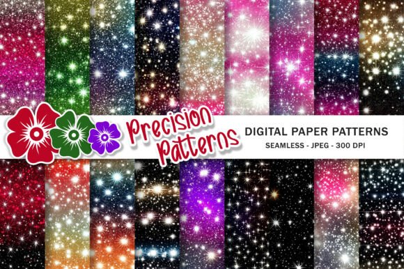 Download Seamless Sparkle Night Background Paper - Background Collection