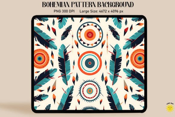 Download Simple Boho Pattern Background - Background Collection