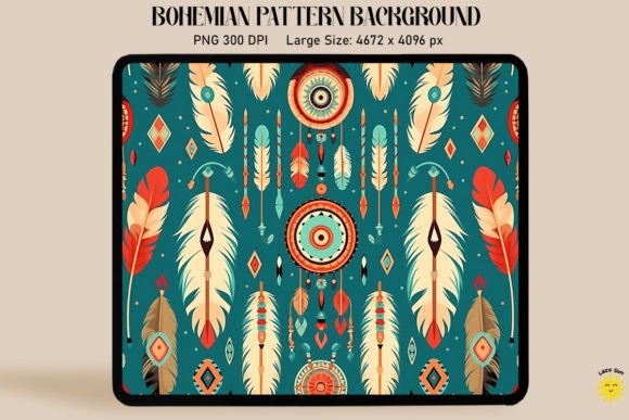 Download Simple Boho Pattern Background - Background Collection