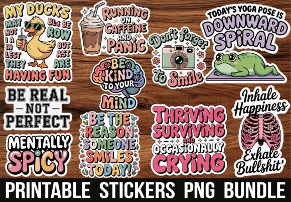 Download Funny Duck Motivational Quote Stickers - Stickers Collection