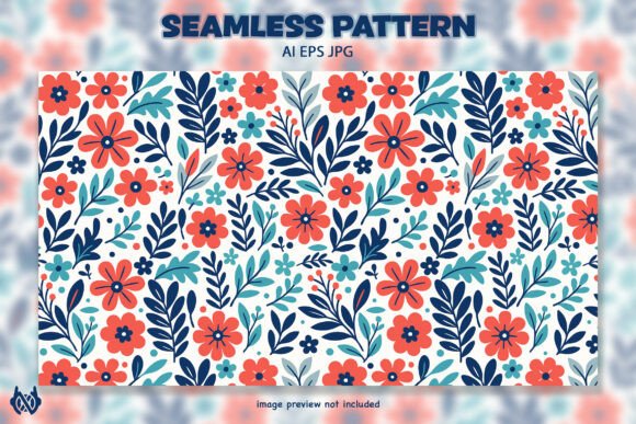 Download Simple Flowers - Pattern Background - Background Collection