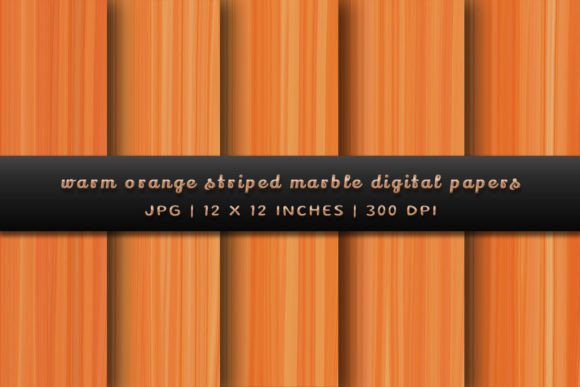 Download Warm Orange Striped Marble Backgrounds - Background Collection