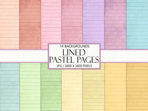 Download Vintage Pastel Lined Background Paper - Background Collection