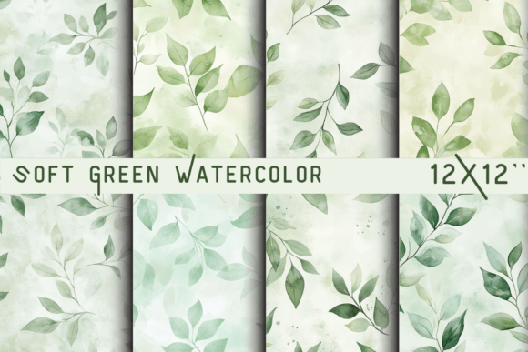 Download Soft Green Watercolor Background - Background Collection