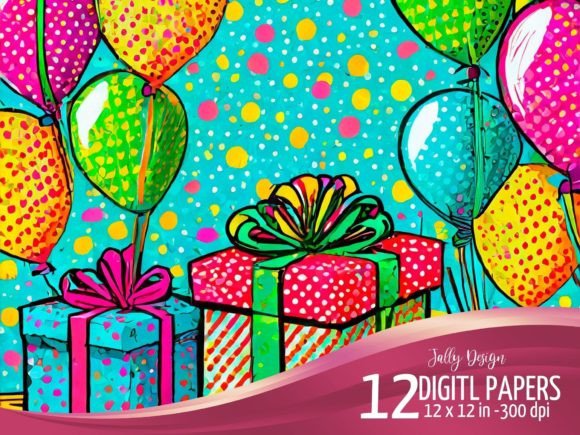 Download Birthday Presents Pop Art Graphics - Presents Collection