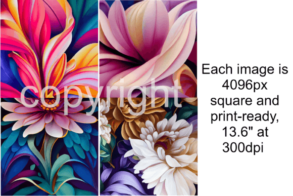 Download Four High Res Floral Backgrounds - Background Collection