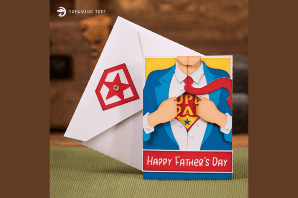 Download Super Dad Card SVG - Card Collection