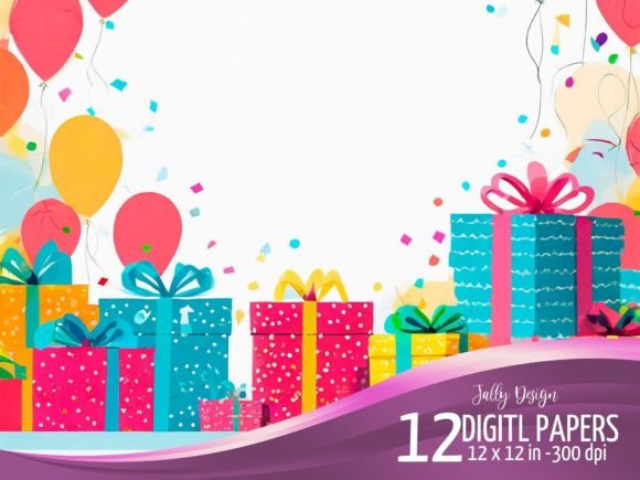 Download Birthday Presents Vector Illustrations - Presents Collection