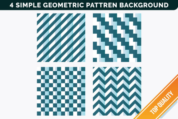 Download 4 Simple Geometric Pattern Background - Background Collection
