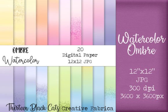 Download Watercolor Ombre Background Paper - Background Collection