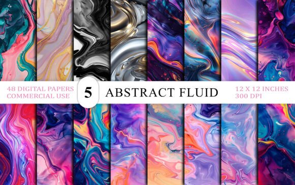 Download Vivid Marble Swirl Abstract Backgrounds - Background Collection